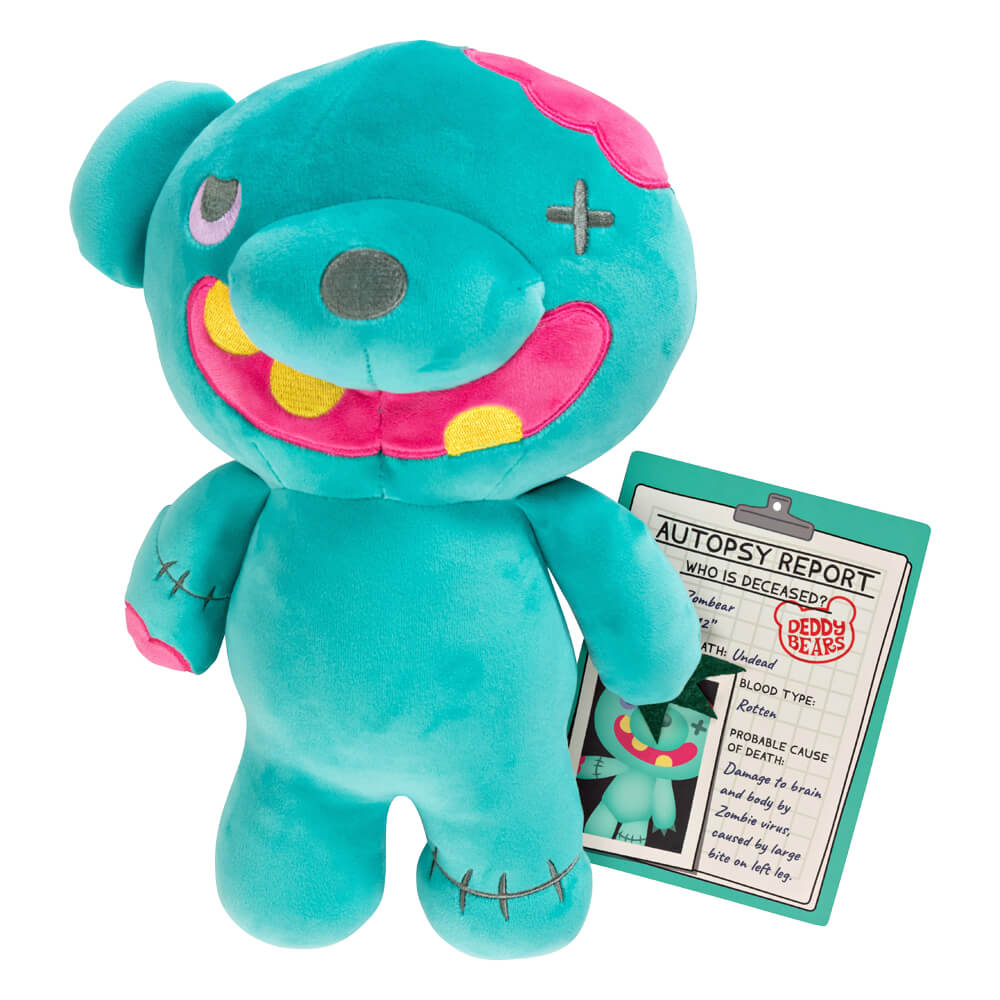Deddy Bears - Zombear Halloween Bear in Bag, Soft Toy Plush, Green
